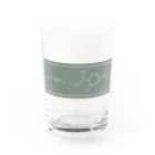 No.9 -number nine- (suzuri支店)の構造式シリーズ「めんとーる」 Water Glass :front