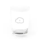 pink_cloudsのくも Water Glass :front