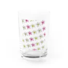 Okiwaiiのプルメリア三姉妹 Water Glass :front