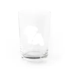 「ごめん々ね 」と言っのいぬのぬい Water Glass :front