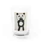 パンダちゃんマーケットのうふふなパンダ Water Glass :front