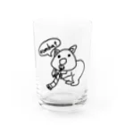 ym303bass オフィシャルショップのウォンバットとディジュリドゥ Water Glass :front