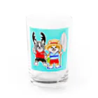 春風工房のボク達の夏休み　秋田犬 Water Glass :front