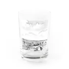 ELF-POKOの海岸 Water Glass :front