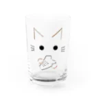 兎猫庵のトリプルおかりにゃＢＲ Water Glass :front