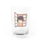 HANIWAのシャボン玉と女の子 Water Glass :front