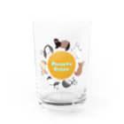 おこげ庵のフェレット  カラバリ　ロングversion Water Glass :front