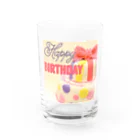 aki🧜‍♀️kia /aki narisawaのhappy birthday Water Glass :front