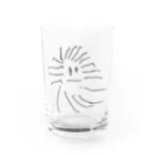 ほわほわのクモのモクちゃん Water Glass :front