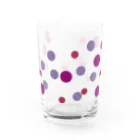 やまとねこのぶどうの水玉 Water Glass :front