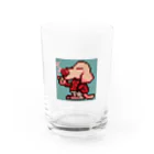 29guy_のやさぐれDOG Water Glass :front