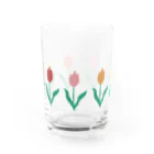 0012 AMKRのチューリップ Water Glass :front