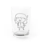 恋するてんとうむしのぱぱ～、くしぇ。 Water Glass :front