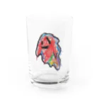 真奈美のカラフル おばけ Water Glass :front