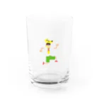 rakugakirinの中身で服の色が変わるきりん君コップ Water Glass :front