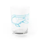 PoooompadoooourのGUPPY(青) Water Glass :front