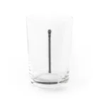 兎猫庵のファスナー Water Glass :front