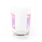 どるちぇ＊うさぎの【グラス】《ハロウィン》＊Tea time with you?*02チェシャ猫＊ Water Glass :front