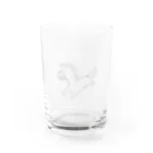 生活リズムが猫のひとの美味馬 Water Glass :front