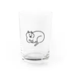 でい子のお店のねこ Water Glass :front