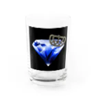 えみ オリジナルグッズのダイヤモンドクラウン Water Glass :front