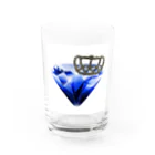 えみ オリジナルグッズのダイヤモンドクラウン Water Glass :front