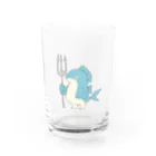 ちょぼろうSHOPのぎょじん（色付き） Water Glass :front