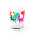 ヒゲプロ　スズリ支店の嫉妬 Water Glass :front