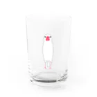 minatoriの文鳥さん(背伸び) Water Glass :front