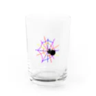 gu-nyanのカラフル蜘蛛の巣 Water Glass :front