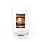 北ののしぬ前のひかり Water Glass :front