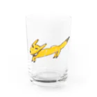 真奈美のキツネ Water Glass :front