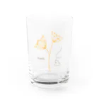 UniiiiのUniiiiあの子とお花。 Water Glass :front