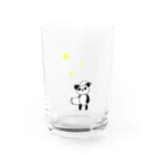 みつ豆やのおやすみパンダ Water Glass :front