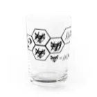 WORLD WOLFの謎解き六角形 Water Glass :front