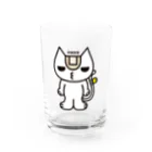 bansoukounekoの直立不動 Water Glass :front