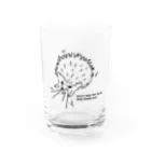 Hanamiの恩を仇で返すハリネズミ Water Glass :front