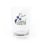SAMIs craftGIN&BAR(サミズ クラフトジンアンドバー)のSAMIsロゴ グラス前面