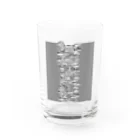 𝗧𝗮𝗿𝗼 𝗢𝘇𝗮𝗸𝗶 -𝘛‌𝘈 𝘢𝘱𝘱𝘳𝘦𝘯𝘵𝘪𝘤𝘦-の束波 / たばなみ　(黒,縦) Water Glass :front