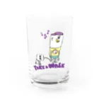 R_T_Gracieのわんこと散歩 Water Glass :front