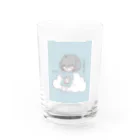 蒼野のゆる鬱少女(食ver.) Water Glass :front