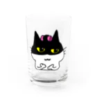 happydonguriのカーラー取り忘れちゃった猫ちゃん Water Glass :front