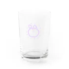 ハッピーメンヘラカンパニーのむらさきうさぎ Water Glass :front