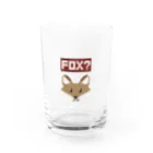 MumeiのFOX？/clear Water Glass :front