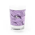 ナイロドノのぎゅうぎゅうオオサンショウウオ　ラベンダー Water Glass :front