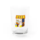 猫戦士のお店のちょんニャゲさんはお手入れ中 Water Glass :front