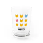 MIXERのWARAWANAI NEKO Water Glass :front