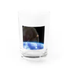 まめ。@mamenoya.の宇宙のあんぐりよも Water Glass :front