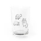 かえるはるきのこ（RURUKO)のデグー Water Glass :front