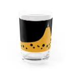 Rigelの富士御神火文黒黄羅紗陣羽織柄 Water Glass :front